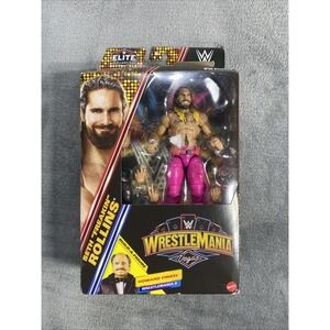 WWE Seth Rollins Figurine Elite Series Wrestlemania Vegas Mattel Authentic NEW